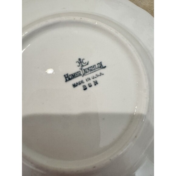 Antique Homer Laughlin Hudson Sugar Bowl And Butter Dish Set - Made In USA - Picture 10 of 12